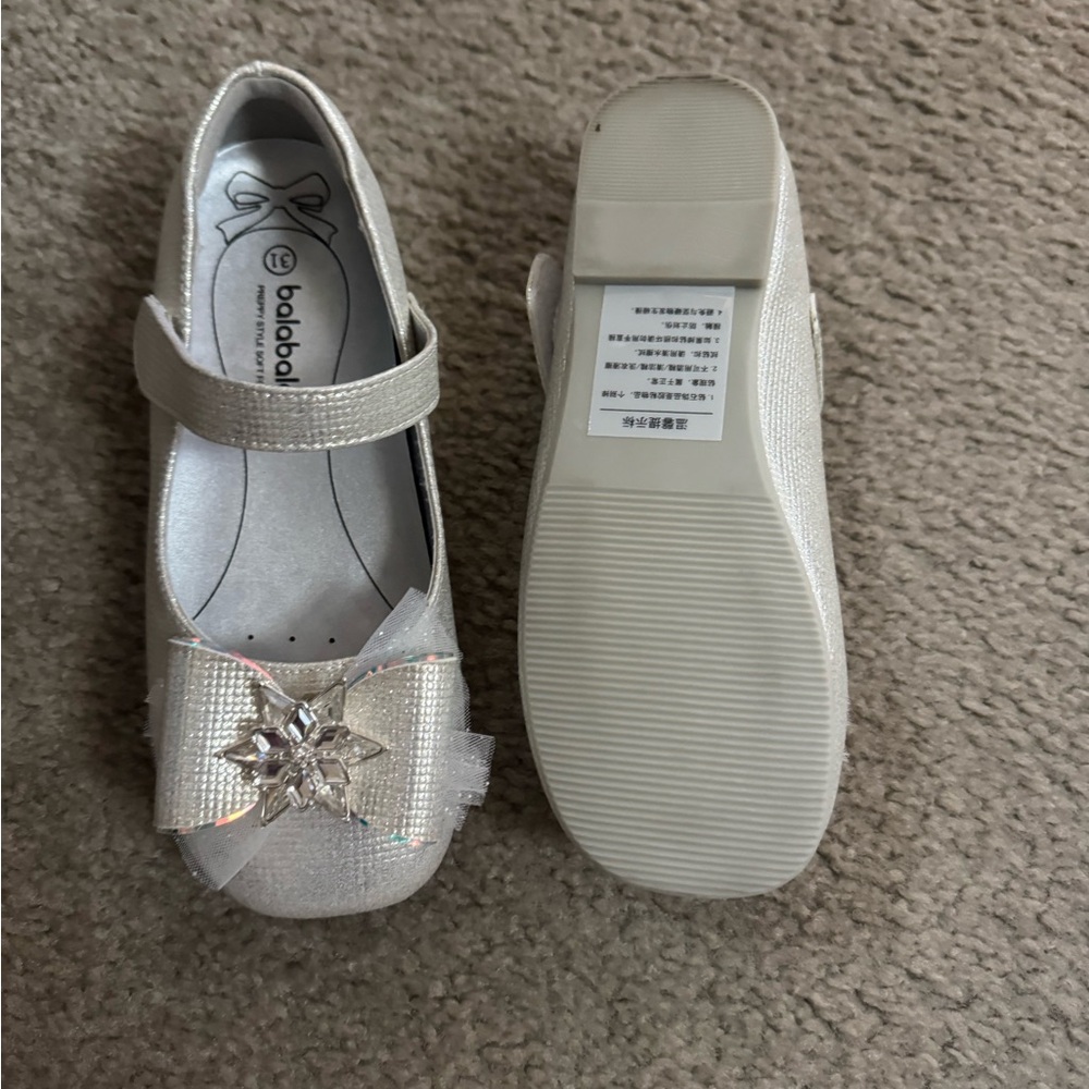 Girl Kids Shoes with Bow size 13